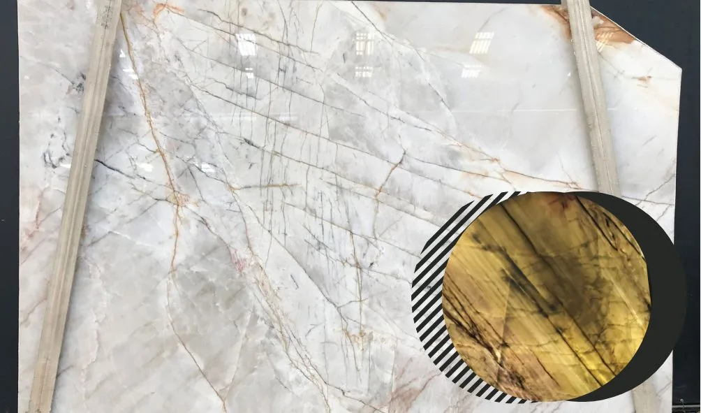 Chapa de Ônix Zurich, ônix de tons suaves e movimento delicado, para detalhes decorativos